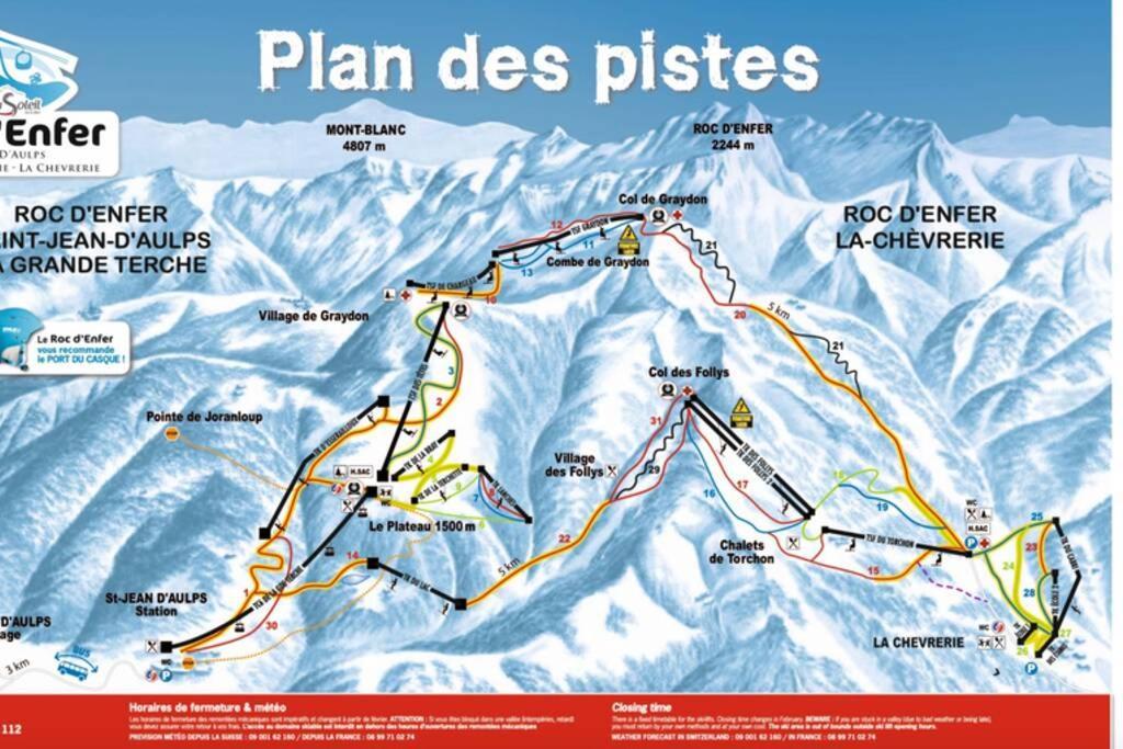 Le Relai S31 - Grand Et Lumineux Studio Avec Coin Montagne 4-6 Pers, Tout Equipe, Avec Wifi, A 30M Des Pistes Avec Un Grand Balcon, Draps Non Compris Saint-Jean-dʼAulps Екстериор снимка