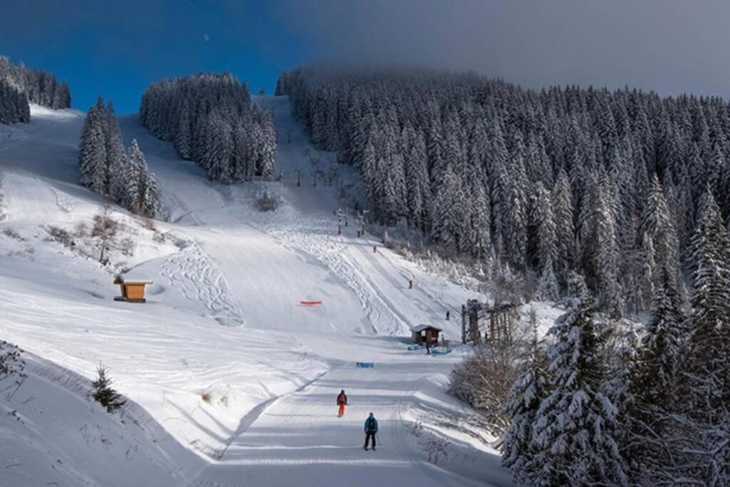 Le Relai S31 - Grand Et Lumineux Studio Avec Coin Montagne 4-6 Pers, Tout Equipe, Avec Wifi, A 30M Des Pistes Avec Un Grand Balcon, Draps Non Compris Saint-Jean-dʼAulps Екстериор снимка