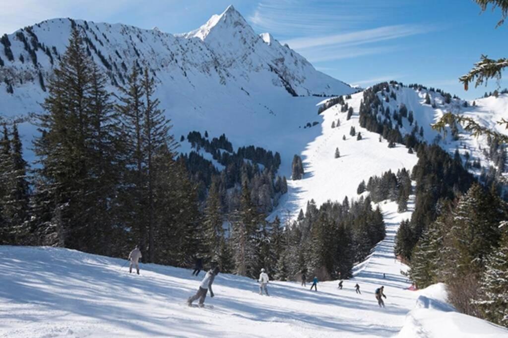 Le Relai S31 - Grand Et Lumineux Studio Avec Coin Montagne 4-6 Pers, Tout Equipe, Avec Wifi, A 30M Des Pistes Avec Un Grand Balcon, Draps Non Compris Saint-Jean-dʼAulps Екстериор снимка
